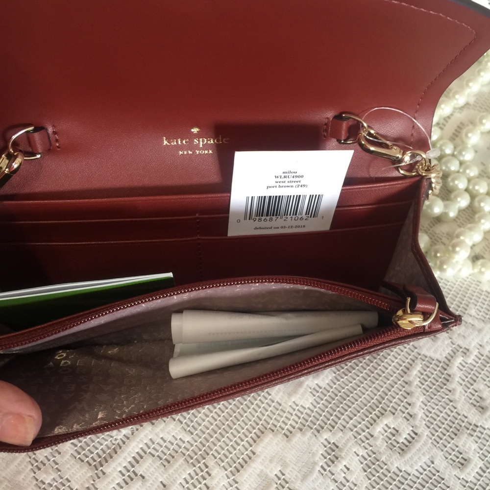 Kate Spade Milou West Street Clutch Purse Wallet - Picture 6 of 8